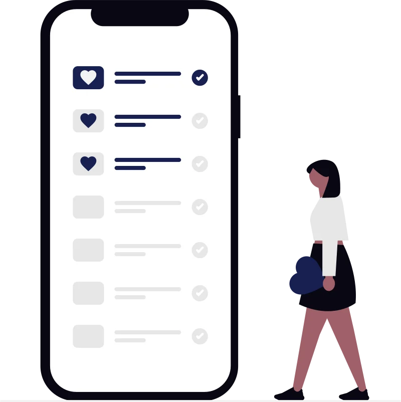 状況が一目で分かる画面